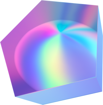 3D Gradients Oversaturated Rainbow Color