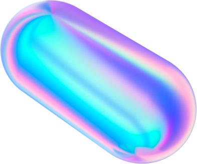 3D Gradients Oversaturated Rainbow Color